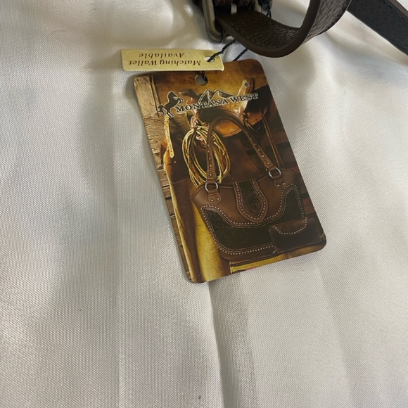 Montana West Brown Crossbody Bag with Chain Detail - Picture 6 of 6